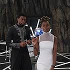 Chadwick Boseman and Letitia Wright in Black Panther (2018)