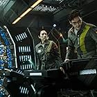 Daniel Brühl and Ziyi Zhang in The Cloverfield Paradox (2018)