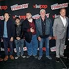 Ron Perlman, Kelsey Grammer, Guillermo del Toro, Marc Guggenheim, Rodrigo Blaas, Charlie Saxton, and Steven Yeun