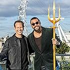 Jason Momoa and Patrick Wilson at an event for Aquaman (2018)