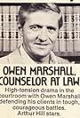 Arthur Hill in Owen Marshall, Counselor at Law (1971)