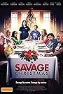 Darren Gilshenan, David Roberts, Gary Sweet, Helen Thomson, Max Jahufer, Thea Raveneau, Rekha Ryan, and Ryan Morgan in A Savage Christmas (2023)