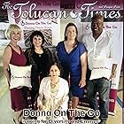 Cover of the Tolucan Times: Actress Donna Russo, Star of Donna On The Go, with (L to R) JC Henning, Marbry Steward, Creator and Executive Producer Peggy Lane and EMMY winner Kim Estes.