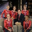 Bob Costas, Jordyn Wieber, Gabby Douglas, McKayla Maroney, Kyla Ross, and Aly Raisman