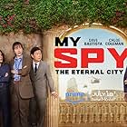 Ken Jeong, Craig Robinson, Kristen Schaal, Dave Bautista, and Chloe Coleman in My Spy The Eternal City (2024)