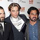 Robert Pattinson, Robert Eggers, and Lourenço Sant'Anna at an event for The Lighthouse (2019)