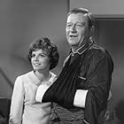 John Wayne and Katharine Ross in Hellfighters (1968)