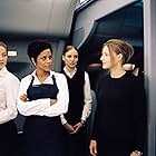 Jodie Foster, Kate Beahan, Erika Christensen, and Judith Scott in Flightplan (2005)