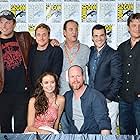 Adam Baldwin, Nathan Fillion, Sean Maher, Tim Minear, Alan Tudyk, Joss Whedon, and Summer Glau at an event for Firefly (2002)