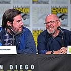 Marc Guggenheim and Travis Beacham at an event for Carnival Row (2019)