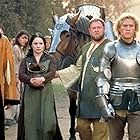 Mark Addy, Heath Ledger, Paul Bettany, Laura Fraser, and Alan Tudyk in A Knight's Tale (2001)