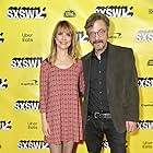 Marc Maron and Lynn Shelton at an event for Sword of Trust (2019)