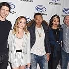 Brandon Routh, Marc Guggenheim, Caity Lotz, Franz Drameh, and Ciara Renée