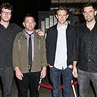 Justin Martinez, Chad Villella, Matt Bettinelli-Olpin, and Tyler Gillett at an event for V/H/S (2012)