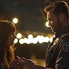 Joel McHale and Grace Palmer in Animal Control (2023)