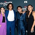 D'Pharaoh Woon-A-Tai, Paulina Alexis, Lane Factor, and Devery Jacobs at an event for Reservation Dogs (2021)