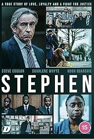 Steve Coogan, Hugh Quarshie, and Sharlene Whyte in Stephen (2021)