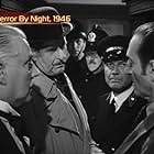 Basil Rathbone, Nigel Bruce, Leyland Hodgson, and Dennis Hoey in Terror by Night (1946)