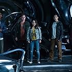 Becky G, Ludi Lin, Dacre Montgomery, Naomi Scott, and RJ Cyler in Power Rangers (2017)