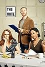 Mark Gatiss, Nina Sosanya, and Catherine Tate in The Vote (2015)