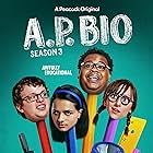 Allisyn Snyder, Jacob Houston, Aparna Brielle, and Eddie Leavy in A.P. Bio (2018)