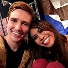 Behind the scenes on "The Adopted" set w/Ashley Argota. 