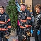 Rob Lowe, Gina Torres, and Jim Parrack in 9-1-1: Lone Star (2020)