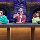 Johnny Knoxville, Eric André, and Gabourey Sidibe in The Prank Panel (2023)