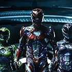 Becky G, Ludi Lin, Dacre Montgomery, Naomi Scott, and RJ Cyler in Power Rangers (2017)