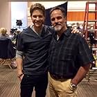 Matt Czuchry and Deke Anderson set of The Resident