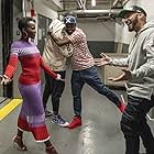 Lupita Nyong'o, Winston Duke, The Kid Mero, and Desus Nice in Desus & Mero (2019)