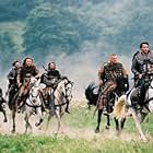 Hugh Dancy, Joel Edgerton, Ioan Gruffudd, Mads Mikkelsen, Clive Owen, and Ray Stevenson in King Arthur (2004)