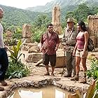 Michael Caine, Luis Guzmán, Dwayne Johnson, Vanessa Hudgens, and Josh Hutcherson in Journey 2: The Mysterious Island (2012)