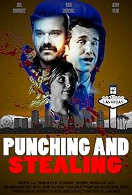 Mel Rodriguez, Ryan Churchill, and Jenny Vilim in Punching and Stealing (2020)