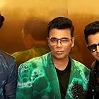 Karan Johar, Sidharth Malhotra, and Varun Dhawan in Sidharth Malhotra and Varun Dhawan (2023)