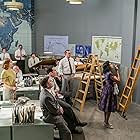 Kevin Costner, Taraji P. Henson, and Kimberly Quinn in Hidden Figures (2016)