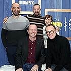 Alan Ball, Paul Bettany, Peter Macdissi, Col Needham, and Sophia Lillis at an event for Uncle Frank (2020)