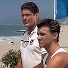 David Hasselhoff and Jeremy Jackson in Baywatch (1989)