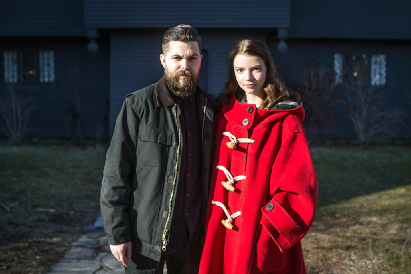 Robert Eggers and Anya Taylor-Joy at an event for The Witch (2015)