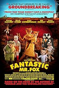 George Clooney, Bill Murray, Meryl Streep, Jason Schwartzman, Owen Wilson, Eric Chase Anderson, and Wallace Wolodarsky in Fantastic Mr. Fox (2009)