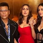 Karan Johar, Sara Ali Khan, and Ananya Panday in Sara Ali Khan and Ananya Panday (2023)