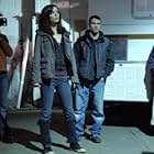 Joe Dinicol, Shawn Roberts, Michelle Morgan, and Amy Lalonde in Diary of the Dead (2007)