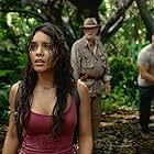 Michael Caine, Luis Guzmán, Dwayne Johnson, and Vanessa Hudgens in Journey 2: The Mysterious Island (2012)