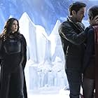 Teri Hatcher, Melissa Benoist, and Chris Wood in Supergirl (2015)