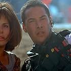 Sandra Bullock and Keanu Reeves in Speed (1994)