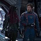 Chris Pratt and Zoe Saldana in Guardians of the Galaxy Vol. 3 (2023)