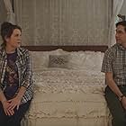 Melanie Lynskey and Justin Long in Lady of the Manor (2021)