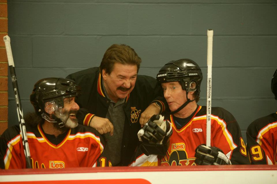 Rémy Girard, Roc Lafortune, and Marc Messier in Les Boys (2007)