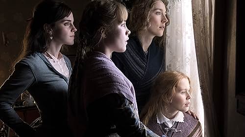 Emma Watson, Saoirse Ronan, Florence Pugh, and Eliza Scanlen in Little Women (2019)