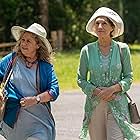 Noni Hazlehurst and Harriet Walter in The End (2020)